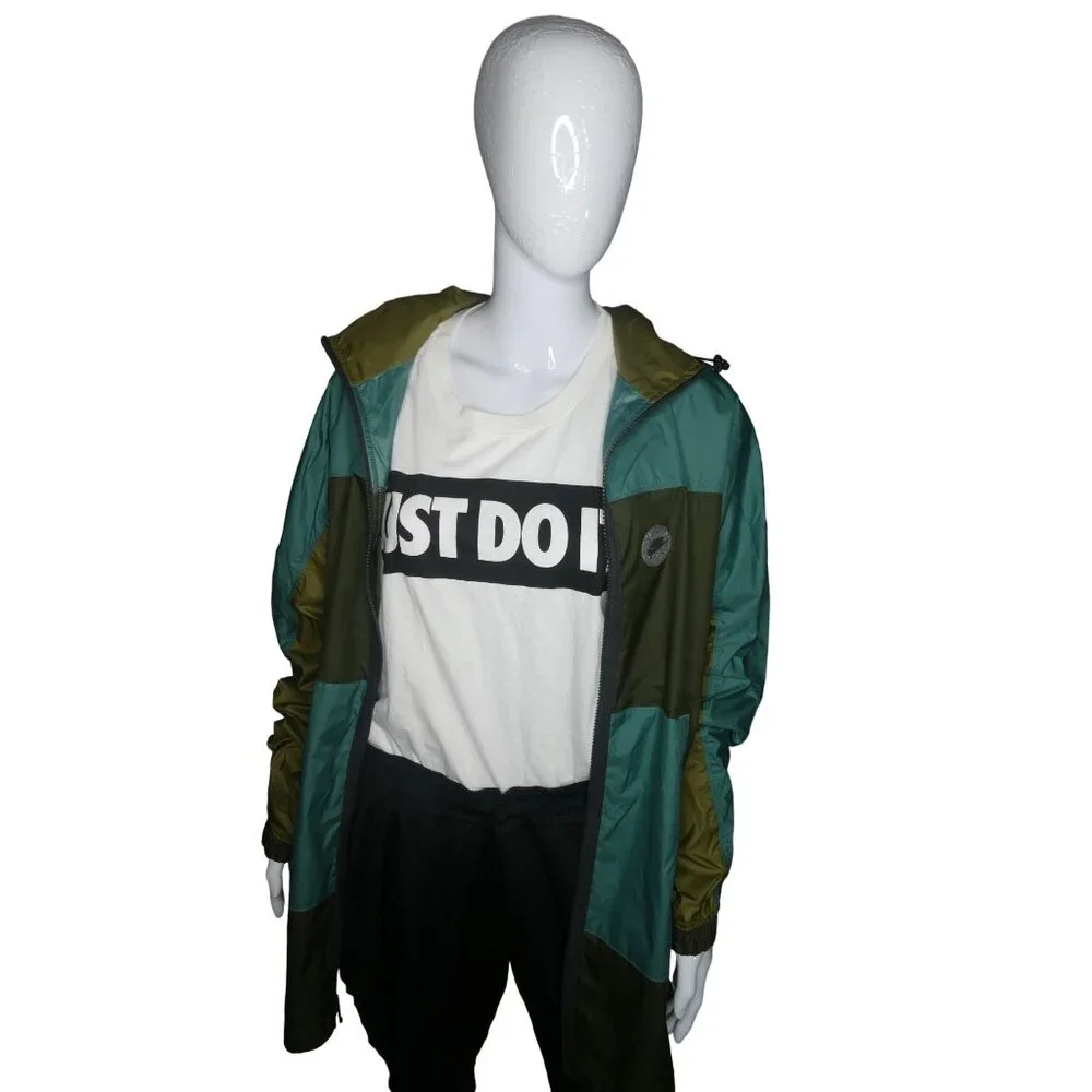 Nike Sportswear Unisex Woven Utility Green‎ Jacket Men's L/Women's XL